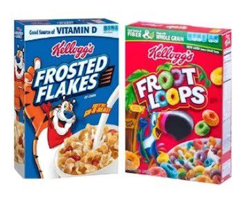 Save $1.00 off (2) Kellogg’s Brand Cereals Printable Coupon