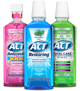 Save $1.00 off (1) ACT Brand Mouthwash Printable Coupon