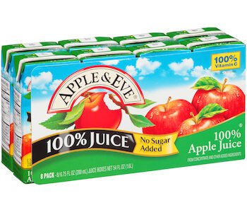 Apple and Eve Juices
