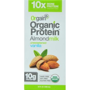 Save $1.50 off Orgain Organic Almond Milk with Printable Coupon