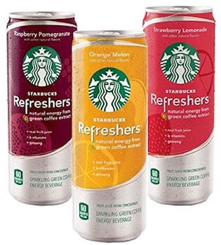 $2 off (3) Starbucks Refreshers Juice Blends with Printable Coupon