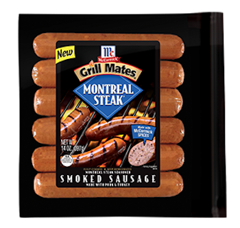 Save .75 off McCormick Grill Mates Sausage with Printable Coupon