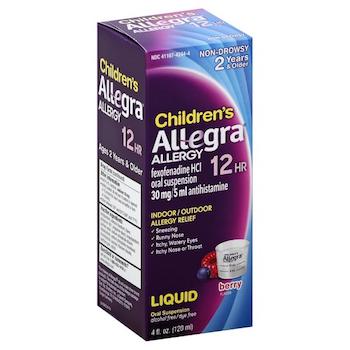 Save $4.00 off (1) Children’s Allegra Allergy Relief Printable Coupon