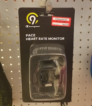 Clearance Alert – Champion Heart Rate Monitor Watch – 50% off at Target