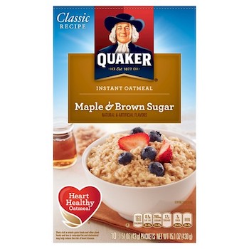 Save $1.00 off (2) Quaker Instant Oatmeal Printable Coupon