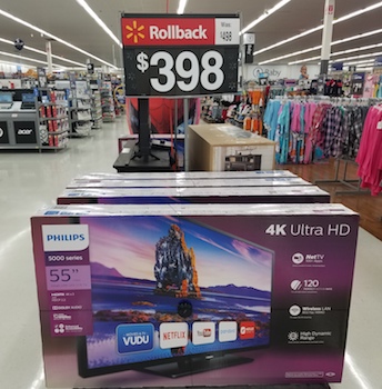 Sale Alert – 55″ 4K Ultra TV for $398 at Walmart Now – Yes, Please!