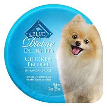 Save $1 off (3) Blue Divine Delights Wet Dog Food with Printable Coupon