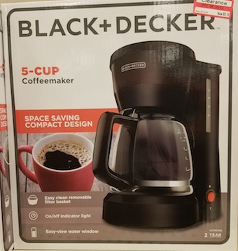 Target Clearance Alert – Black & Decker Coffee Makers – Only $8