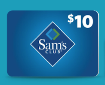 Free $10 Sam’s Club eGift Card After Select Purchases