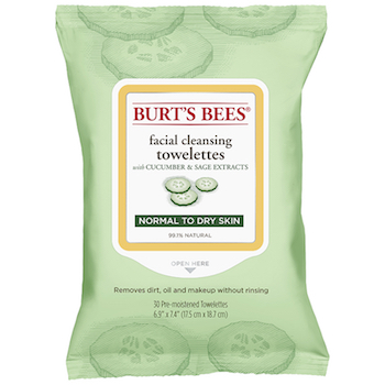 Save $1.50 off Burt’s Bees Facial Towelettes Printable Coupon