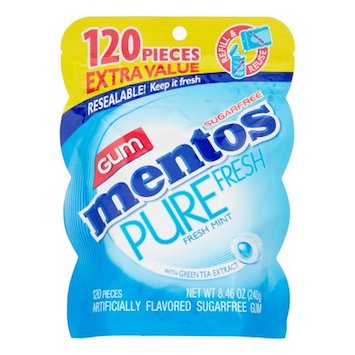 Save .40 off Mentos Pure Fresh Gum with Printable Coupon