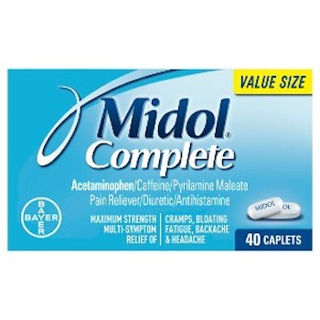 Save $1 + 30% off Midol Pain Reliever with Target Coupon Stack
