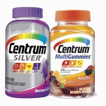 Save $4 off Centrum Vitamins with New Target Cartwheel Coupon
