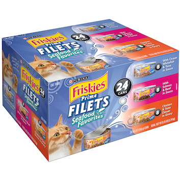Save $1.00 off (24) Cans of Friskies Wet Cat Food Printable Coupon