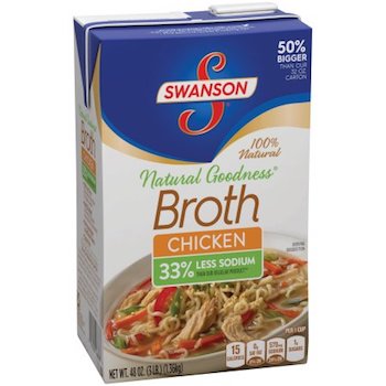 Save .50 off (2) Swanson Broths with New Printable Coupon
