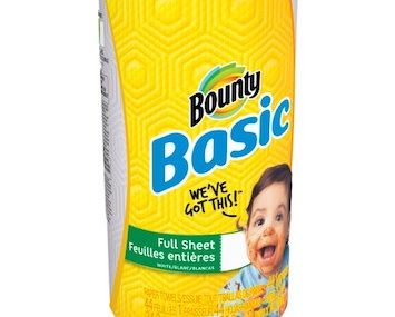Save $1 off Bounty Basic Paper Towels with Printable Coupon – 2018