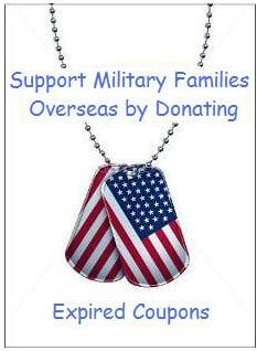 Give Back With Your Coupons - Support Military Families