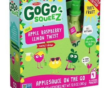 Save .50 off GoGo Squeez Fruit Products with Printable Coupon – 2018