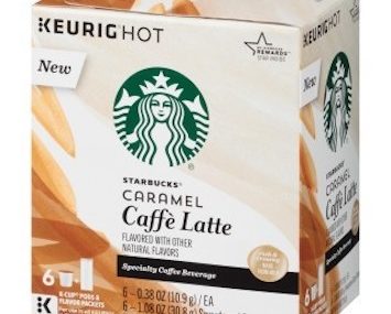 Save $3.25 off (2) Starbucks Latte Coffee K-Cups Printable Coupon