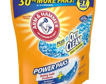 Save $1.00 off (1) Arm & Hammer Laundry Paks Printable Coupon