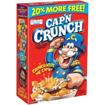 Save $1 off (2) Cap’n Crunch Cereals with Printable Coupon – 2018