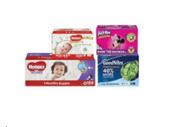 Save $4 off Any Huggies Diapers, Pull-Ups and GoodNites at Sam’s Club