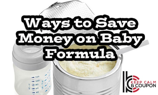 Ways to Save Money on Baby Formula