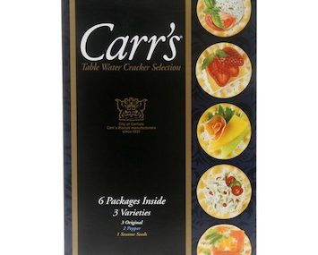 Save $1.25 off (2) Carr’s Crackers Products with Printable Coupon
