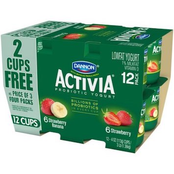 Save $1 off Activia Lactose Free Yogurt with Printable Coupon
