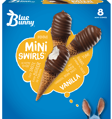 $2 off any (2) Blue Bunny Mini Swirls Printable Coupon