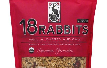 Save $0.75 off (1) 18 Rabbits Organic Granola Cereal Coupon