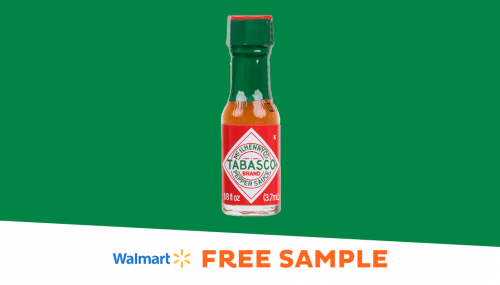 Get FREE Mini Tabasco Sauce Samples from Walmart