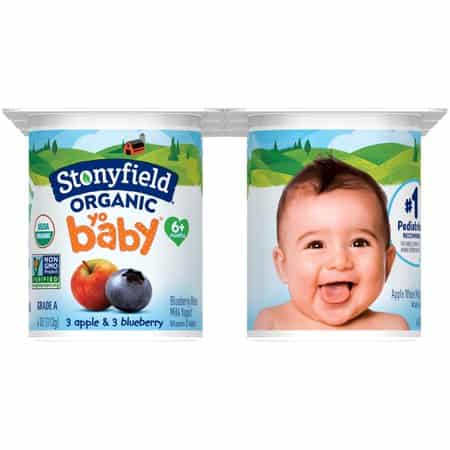 stonyfield organic baby yogurt