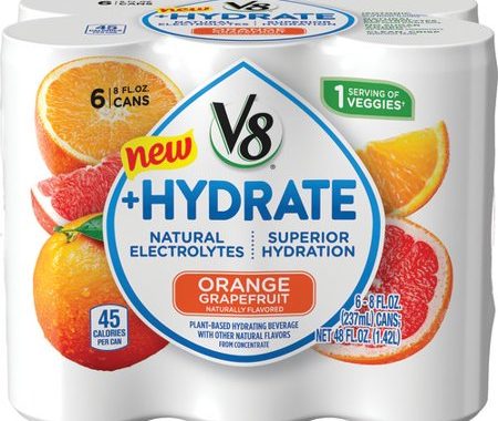 Save $1.00 off (1) V8 +Hydrate Energy Drink Printable Coupon
