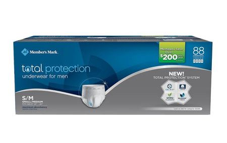 Save $2.00 off (1) Member’s Mark Total Protection Underwear Coupon