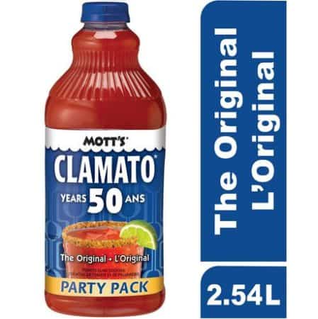 Save $0.50 off (1) Motts Original Clamato Juice Coupon
