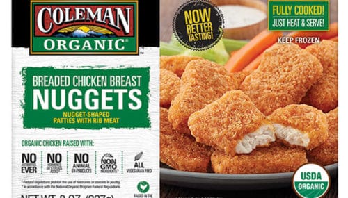 Save $1.50 off (1) Coleman Organic Chicken Nuggets Coupon