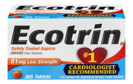Save $1.00 off (1) Ecotrin Safety Coated Aspirin Coupon