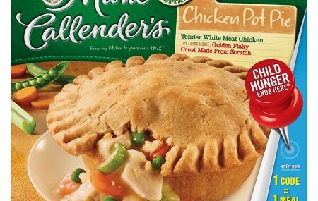 Save $0.75 off (1) Marie Callender’s Pot Pie Coupon