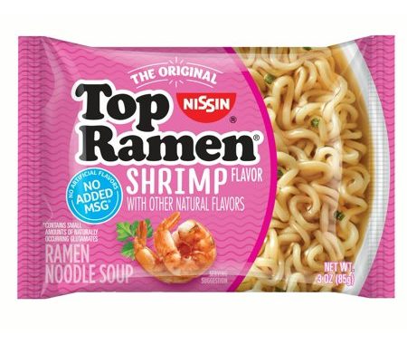 Save $1.00 off (1) Nissin Top Ramen Shrimp Flavor Coupon