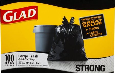 Save $2.50 off (1) Glad Large Trash Bags Printable Coupon