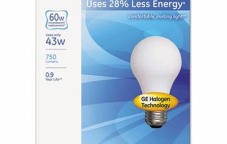 Save $1.00 off (1) Ge Halogen Light Bulb (4-Pack) Coupon