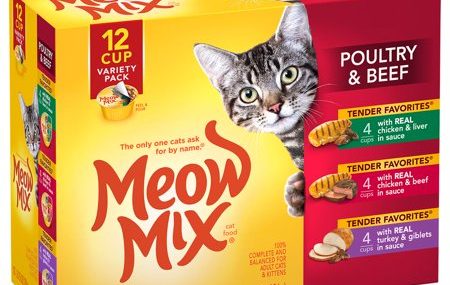 Save $1.00 off (1) Meow Mix Wet Cat Food Variety Pack Coupon