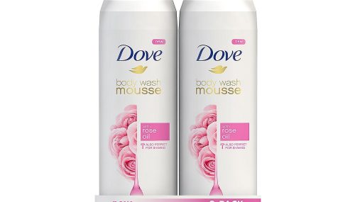 Save $2.00 off (1) Dove Body Wash Mousse with Rose Oil Coupon