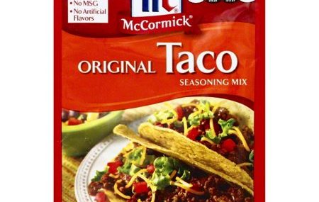 Save $0.50 off (2) McCormick Taco Seasoning Mix Coupon
