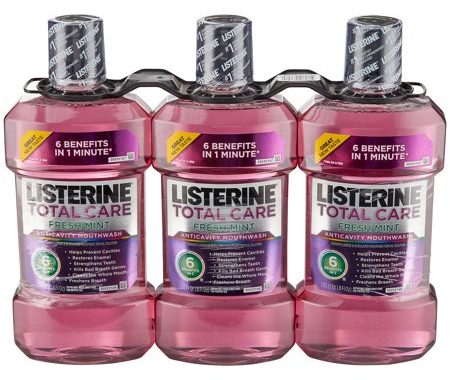 Save $2.00 off (1) Listerine Total Care Fresh Mint Mouthwash Coupon