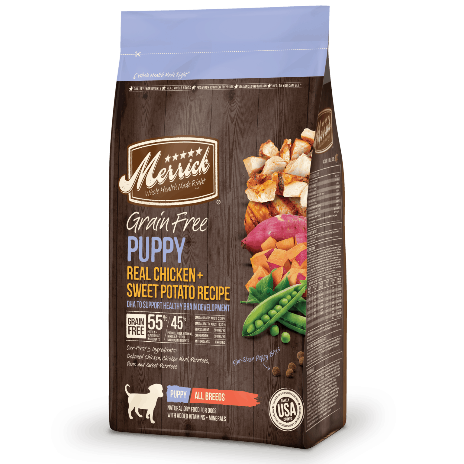 Save 3.00 off (1) Merrick Grain Free Puppy Dry Dog Food Coupon