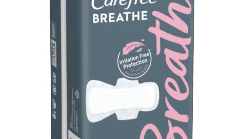 Save $2.00 off (1) Carefree Breathe Pads Printable Coupon