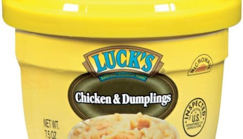 Save $0.60 off (2) Luck’s Chicken and Dumplings Coupon