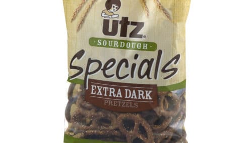 Save $1.00 off (2) Utz Specials Extra Dark Pretzels Coupon